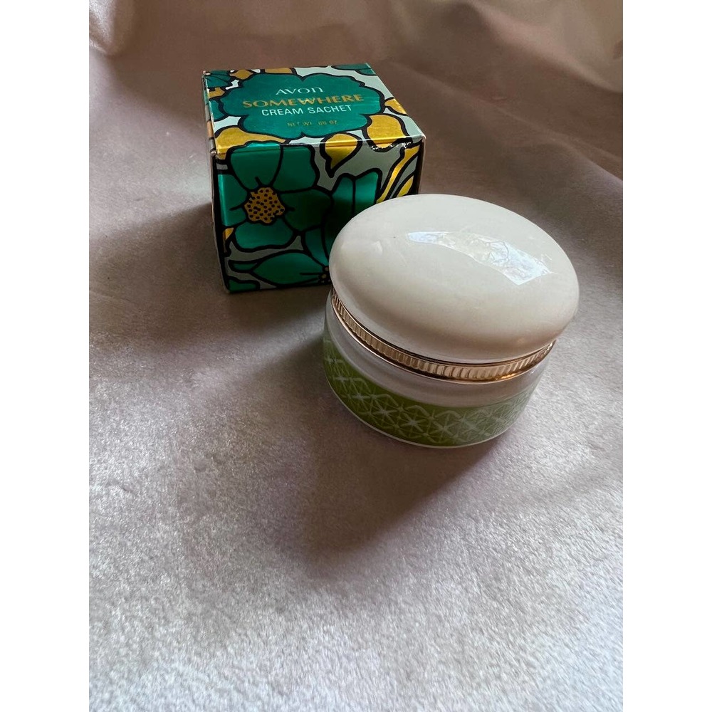 Avon Somewhere Cream Sachet in Box - Collectible